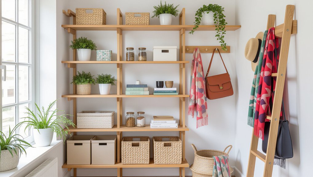 maximize wall storage creatively