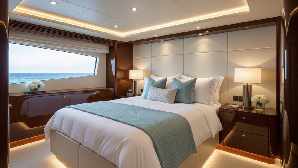maximize yacht bedroom storage