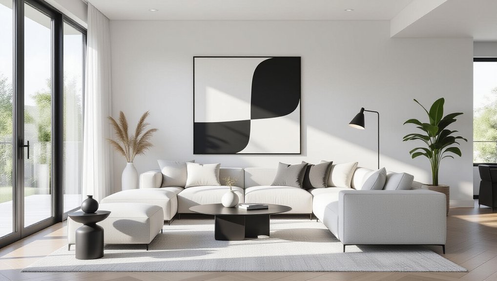 minimalist art and decor