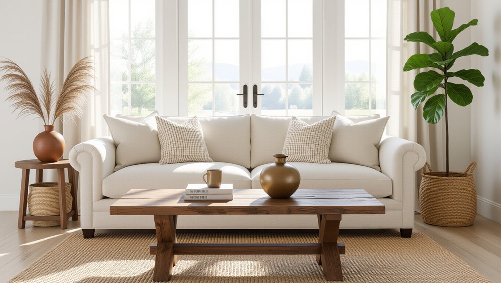 mixing textures for coziness