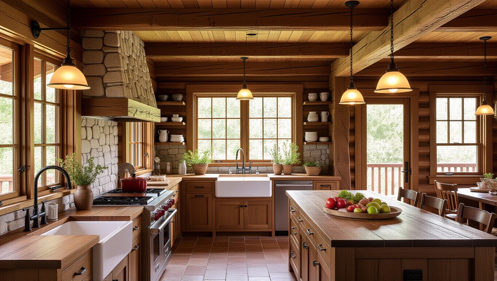 modern convenience rustic charm
