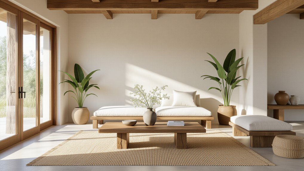 natural materials promote tranquility