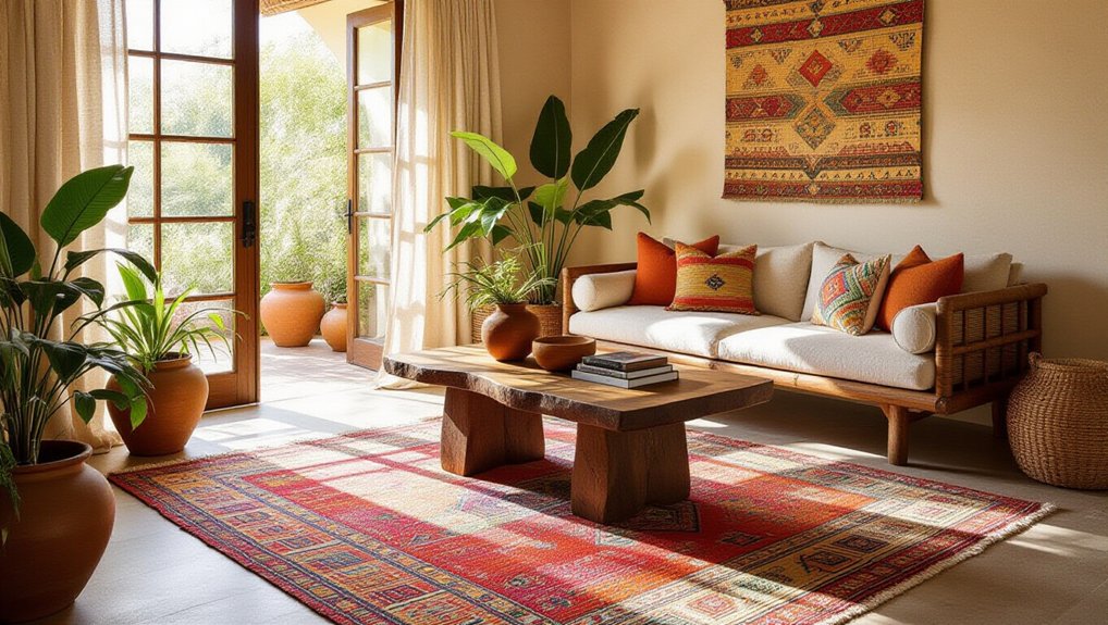 natural warmth through textures