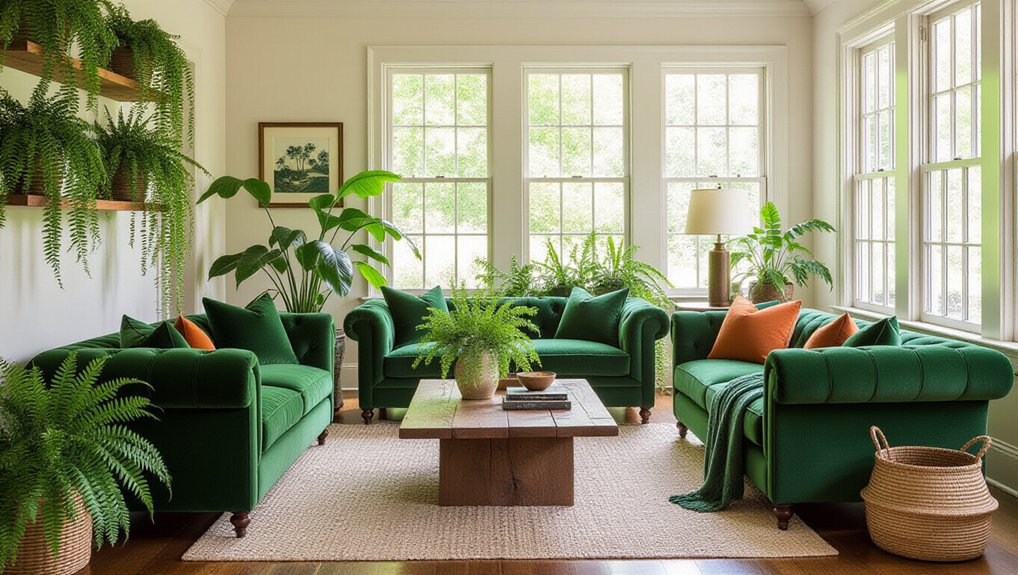 nature inspired green decor ideas