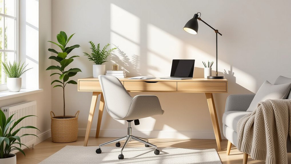 optimizing small space desks
