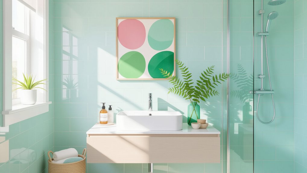 personalize bathroom with creativity