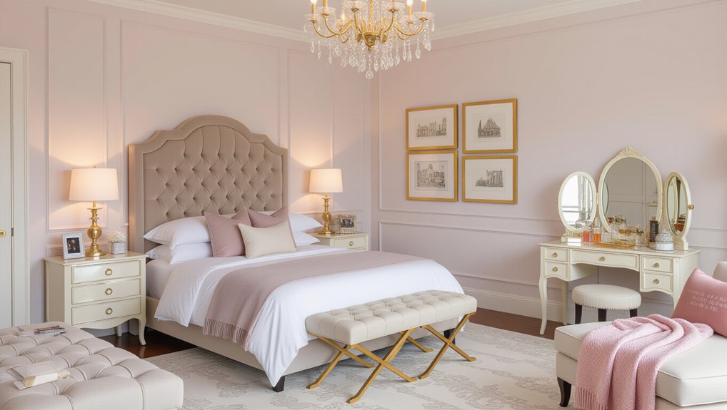 personalized bedroom art display