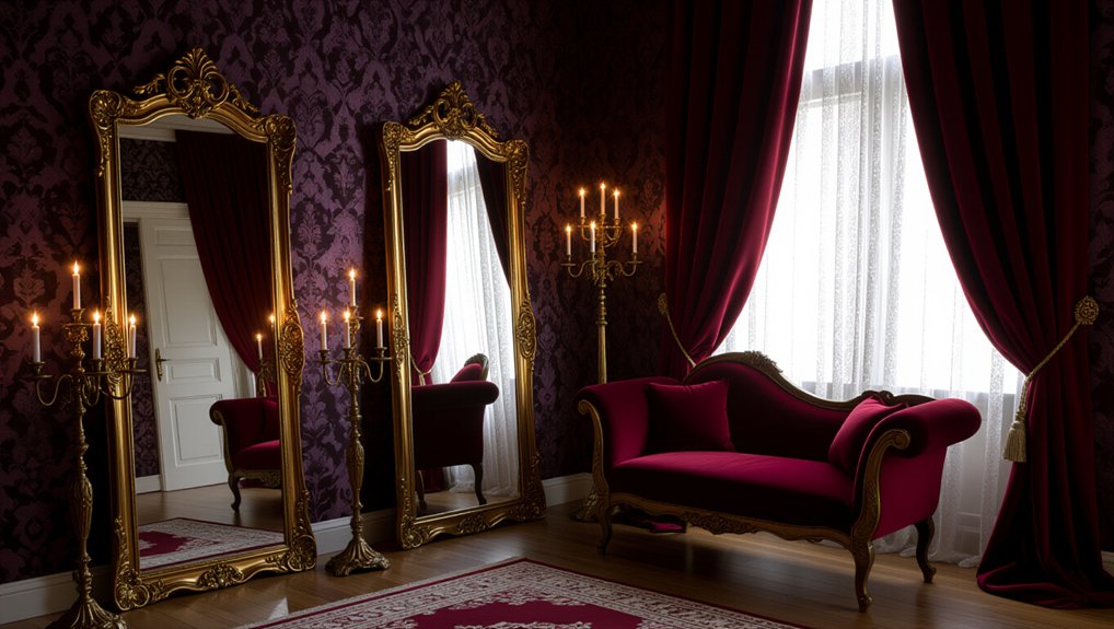 reflective charm enhances ambiance
