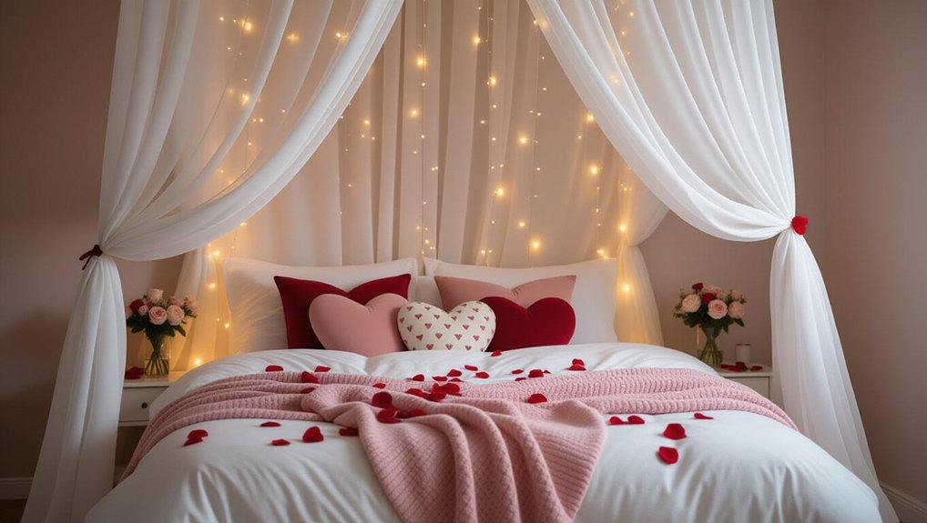 romantic cozy bed canopy