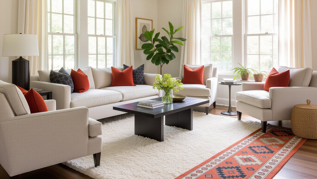 rugs create cozy spaces
