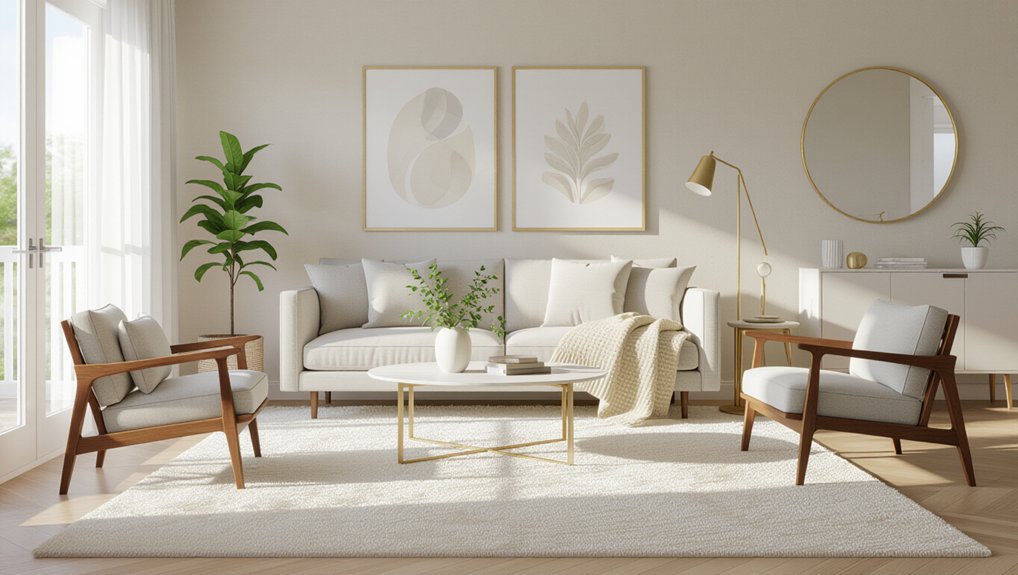 rugs define cozy spaces