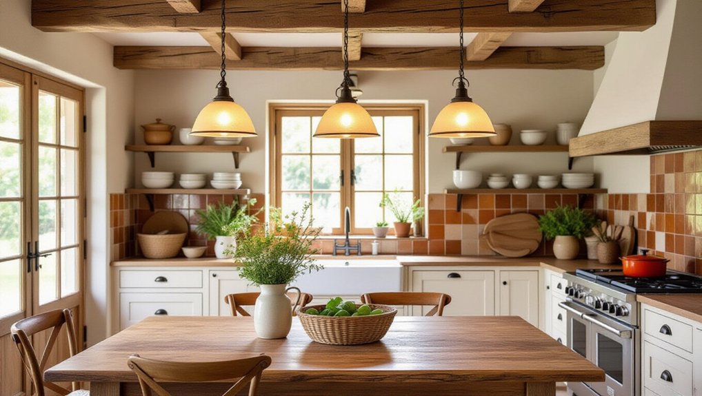rustic lighting for ambiance