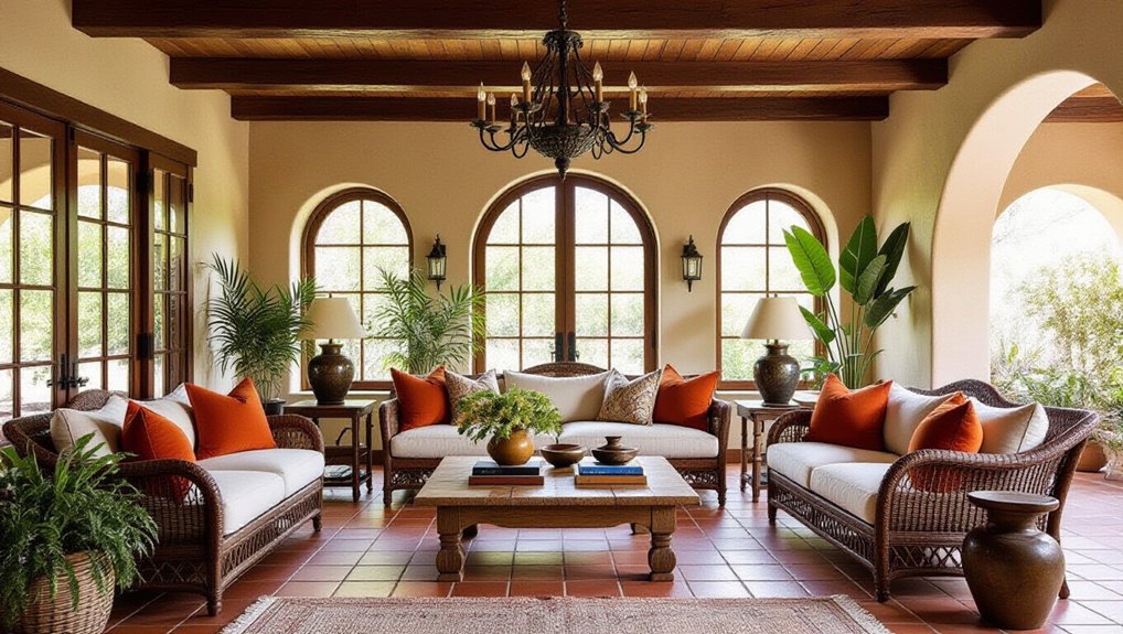 rustic luxury living room