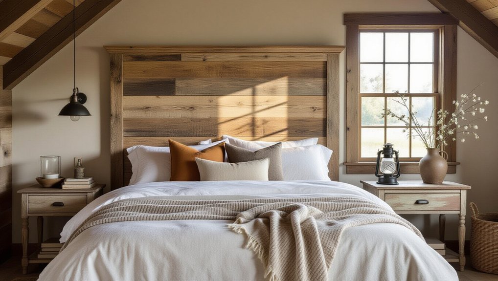 rustic warmth for bedrooms