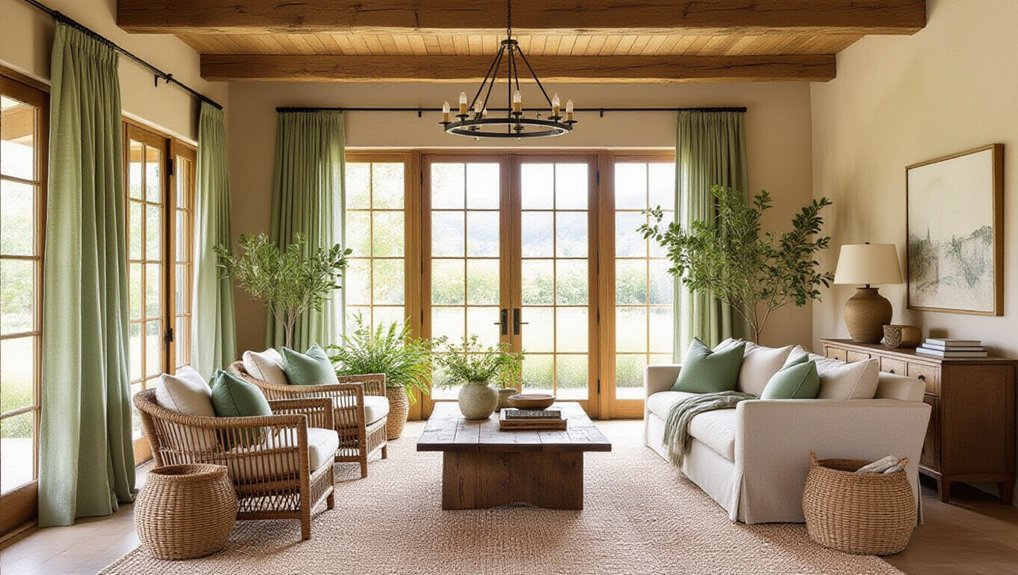 sage green curtains elevate decor
