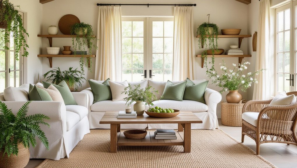 sage green enhances seasonal decor