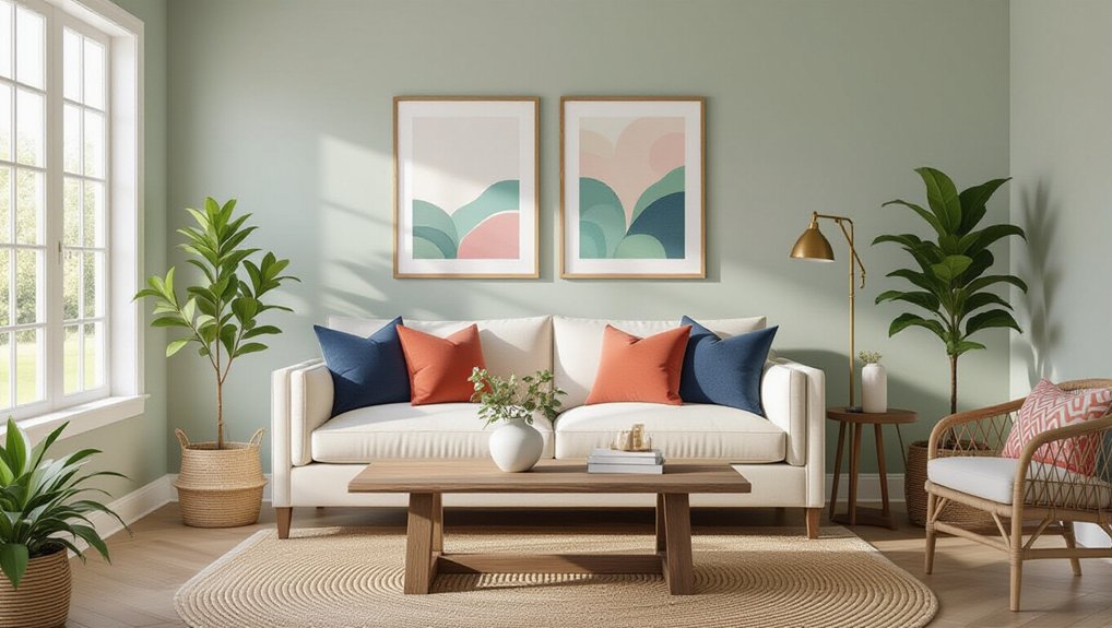 selecting ideal living room colors