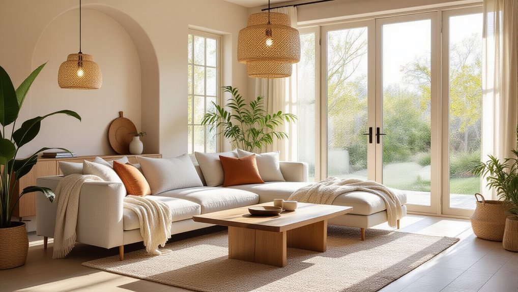 serene minimalist open spaces