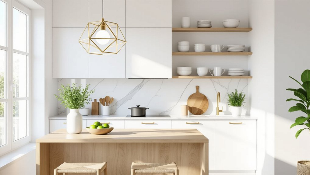 sleek minimalist kitchen decor