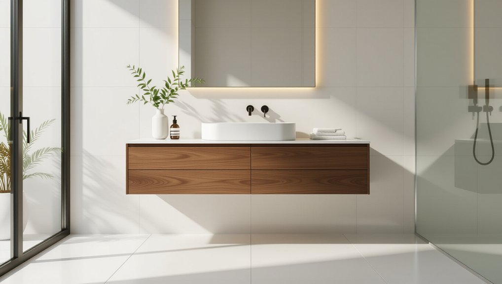 sleek modern bathroom upgrade