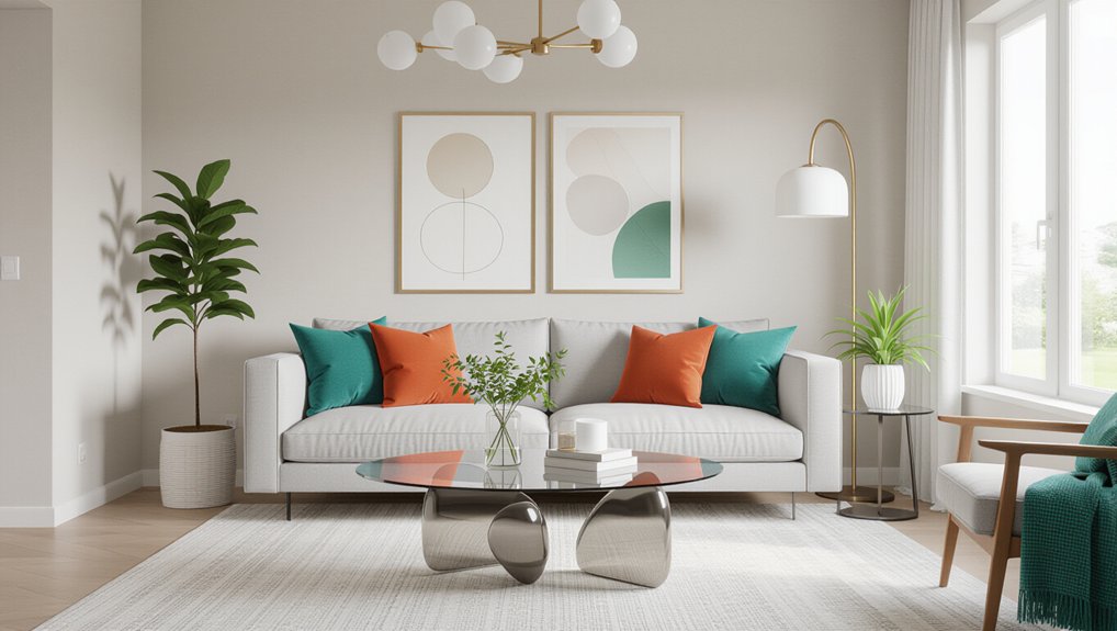 sleek small space styling