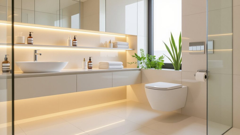 sleek space saving toilet designs