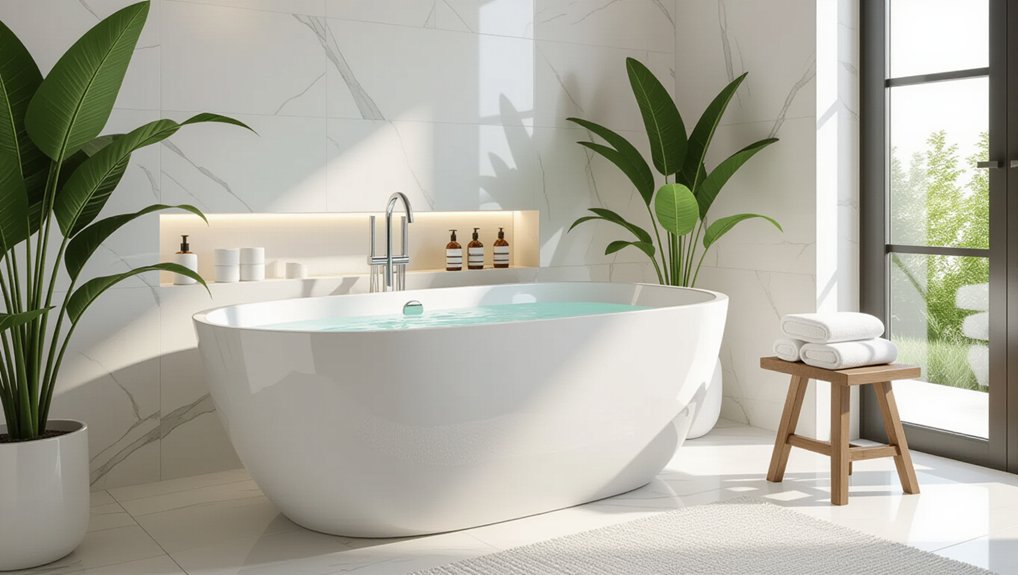 spa like bathtub retreat essentials