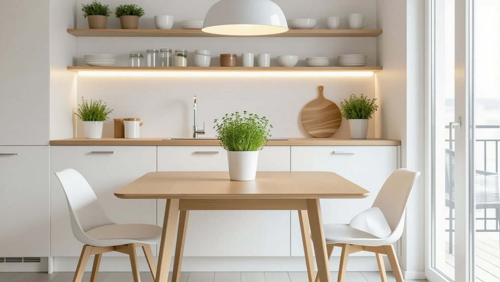 space saving foldable dining tables