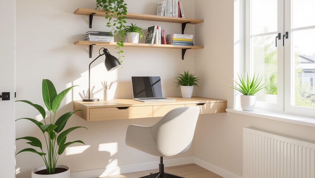 space saving wall mounted desks