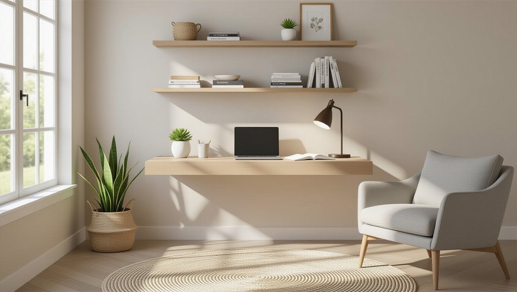 space saving wall mounted desks