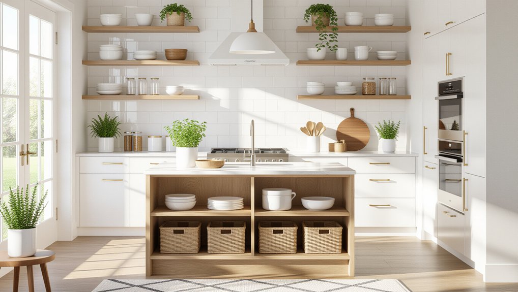 stylish and functional shelving