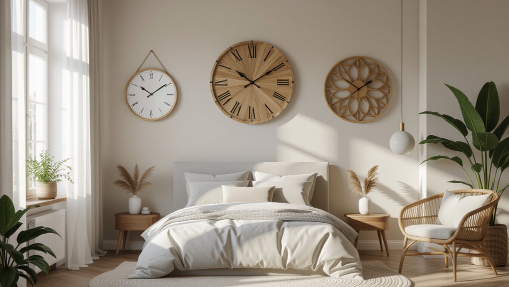 stylish clocks for bedrooms