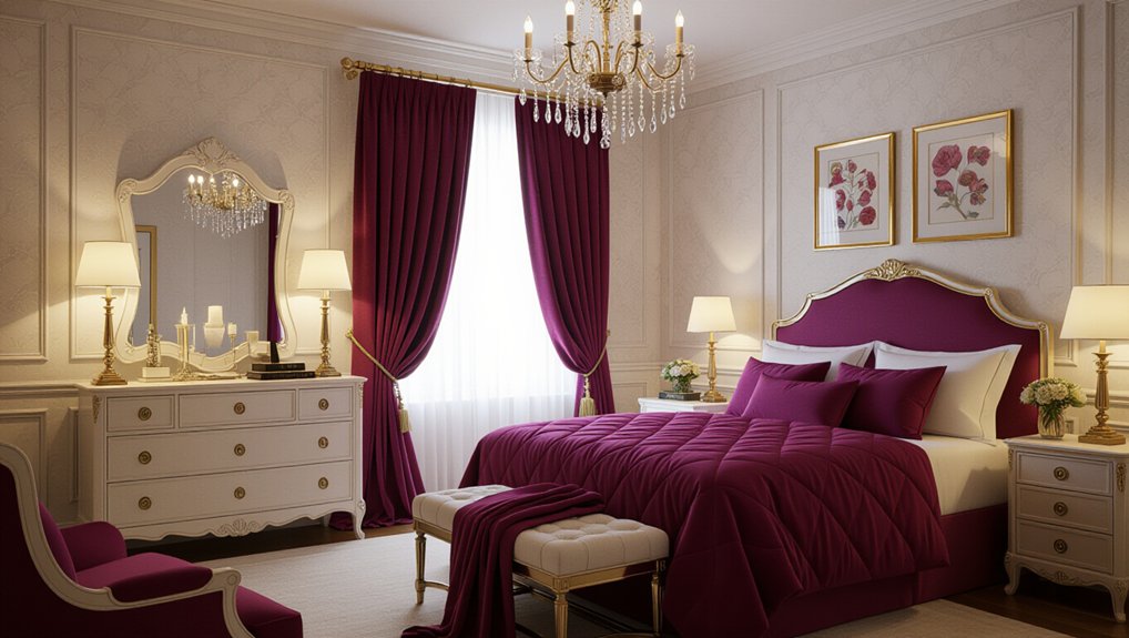 stylish dresser enhances bedroom