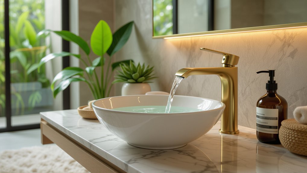 stylish faucets enhance bathrooms
