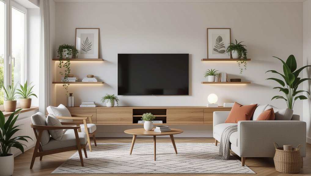stylish floating shelves storage