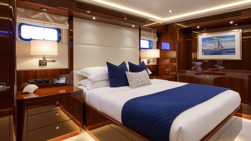 stylish functional yacht nightstands