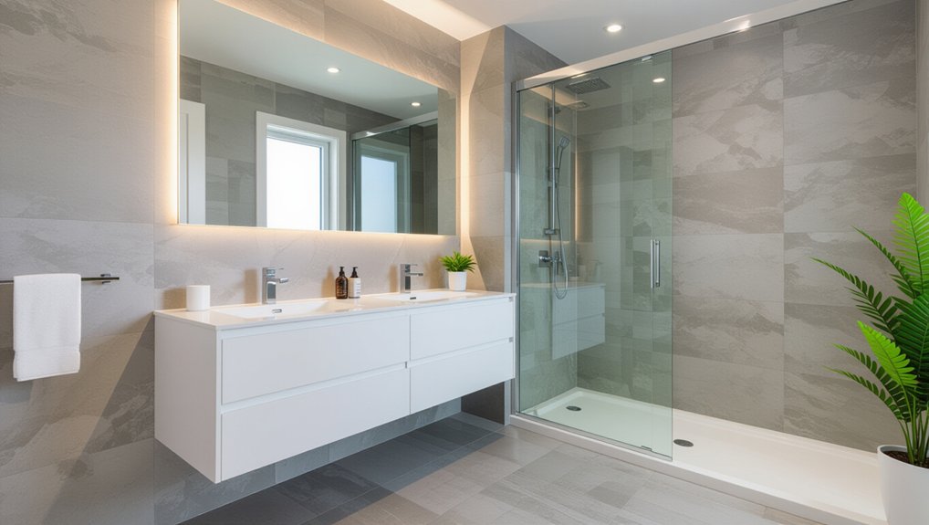 stylish large tile transformation