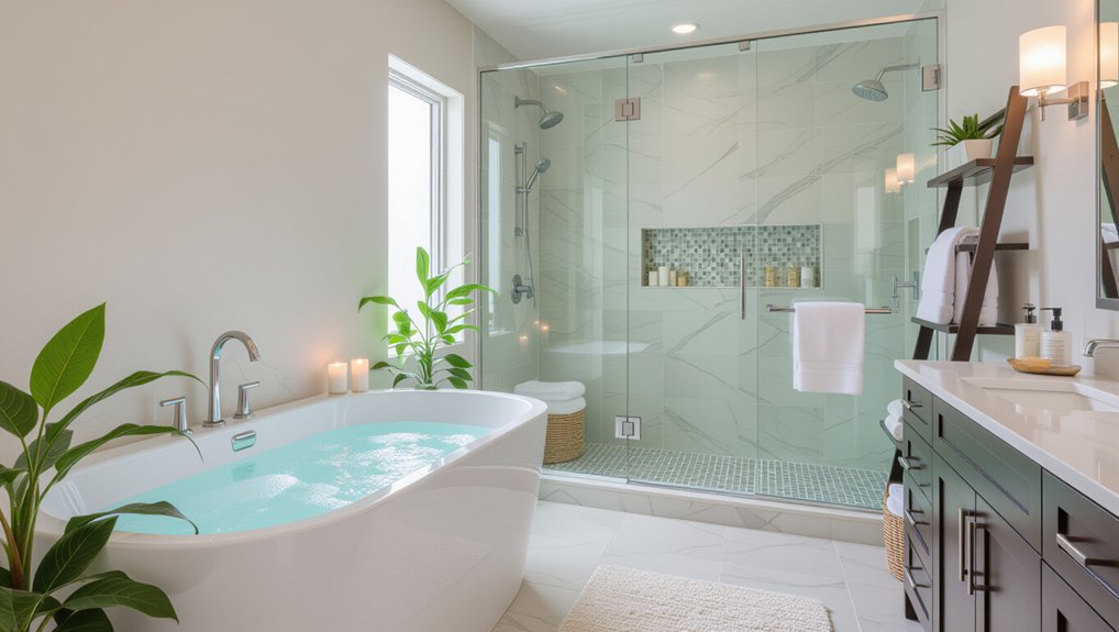 stylish shower niche design