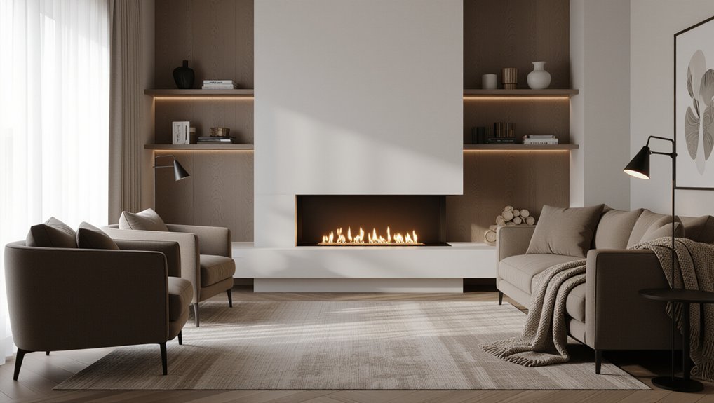 stylish space saving fireplaces