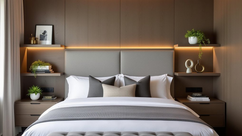 stylish storage headboards transform bedrooms