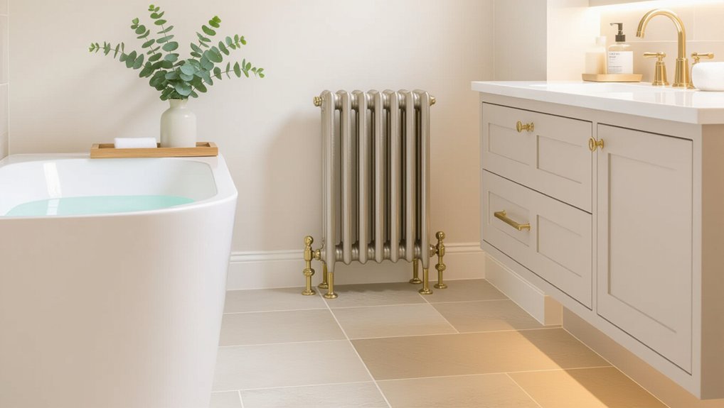 stylish warmth for bathrooms