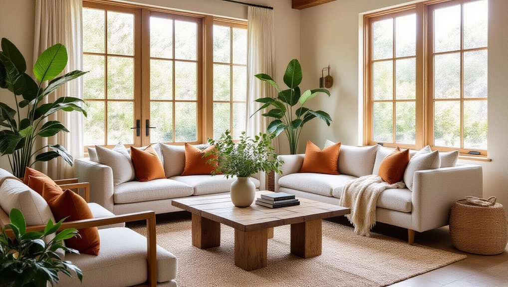 sustainable living room decor