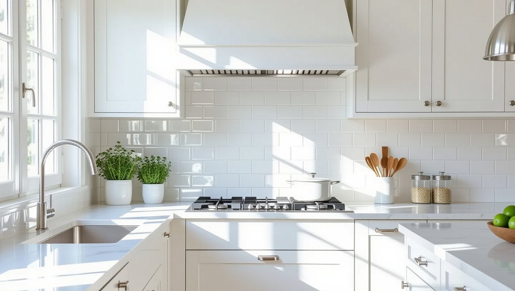 textured backsplashes enhance warmth