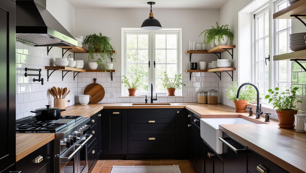 textured finishes enhance kitchens