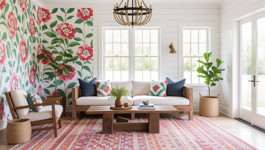 transform spaces with patterns