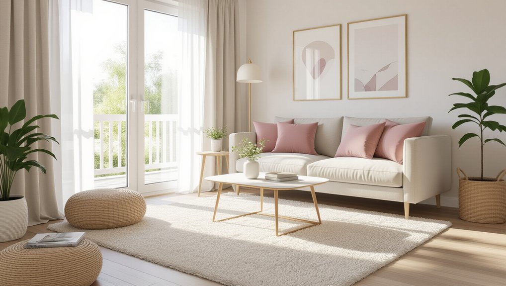 transform spaces with rugs