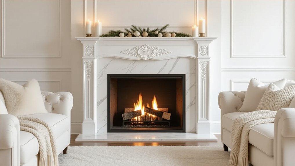 transformative white fireplace surrounds