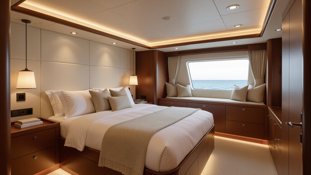 transformative yacht bedroom lighting
