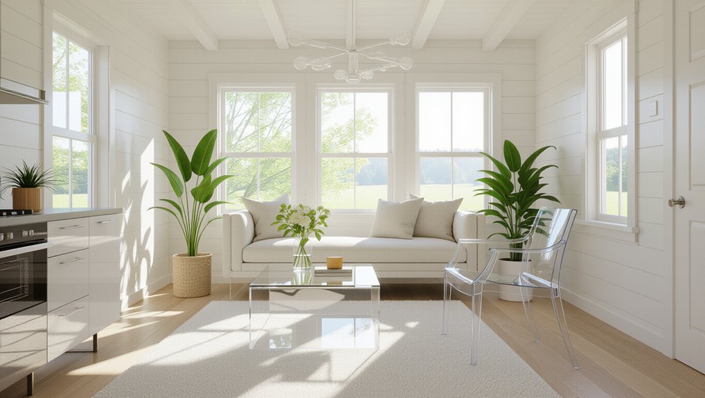 transparent furniture for spaciousness