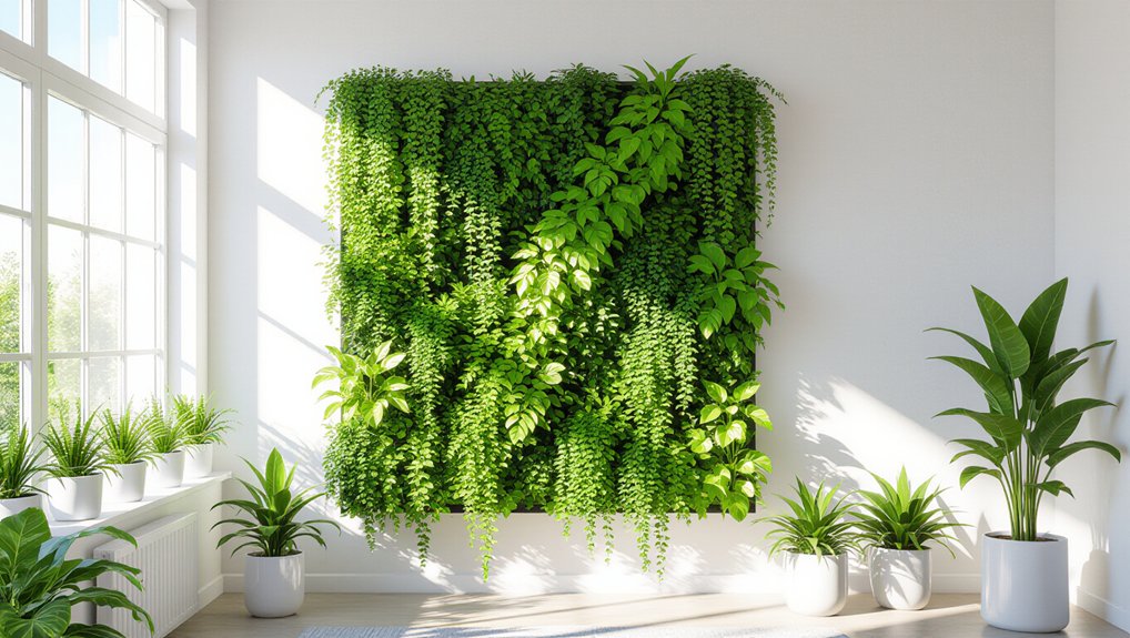 vertical gardens maximize greenery